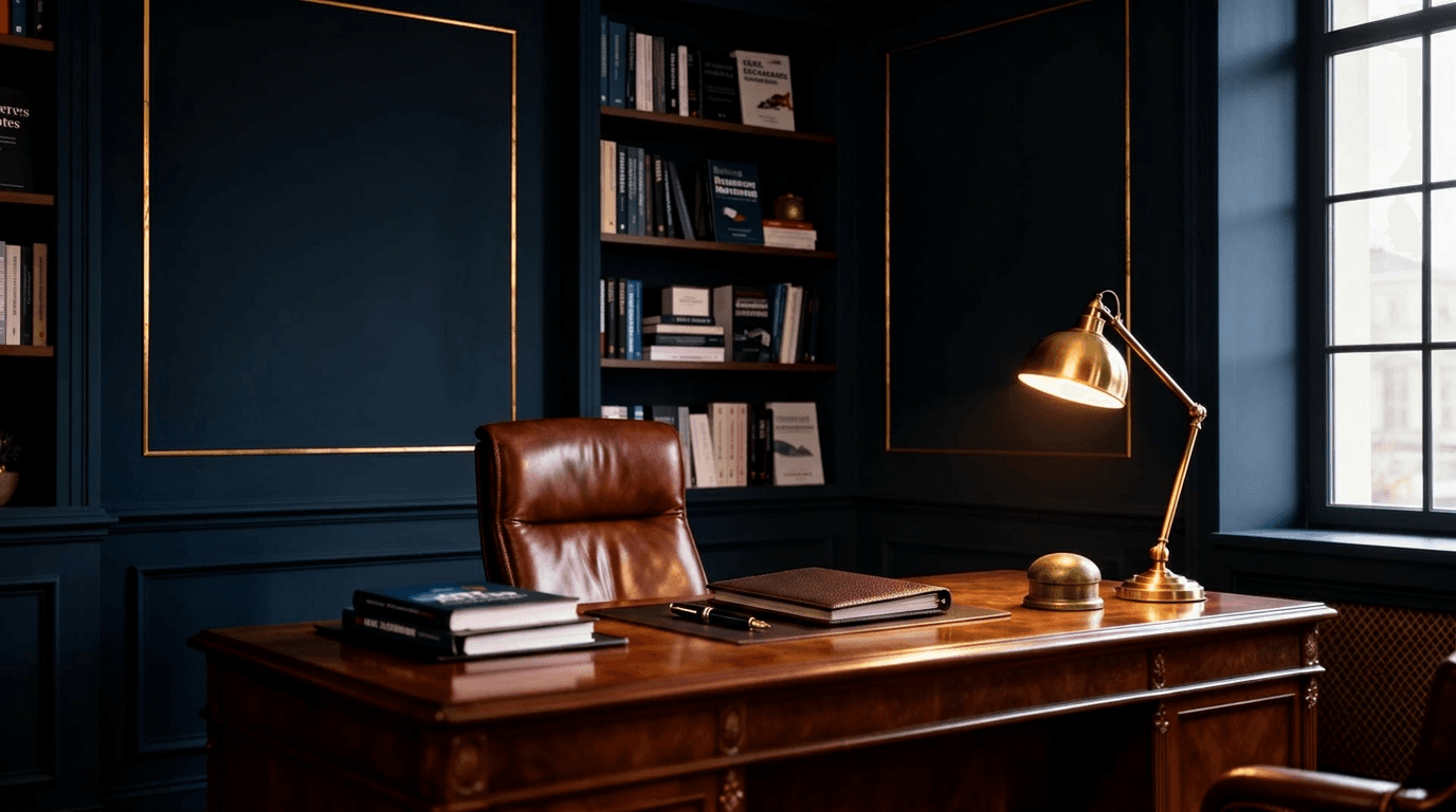 Eleganckie biuro i dokumenty